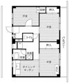 ビレッジハウス四郎丸1号棟の間取り画像