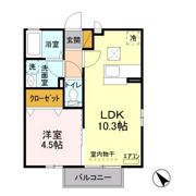 ソレイユ つくばの間取り画像