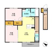ラヴィラントさしまAの間取り画像
