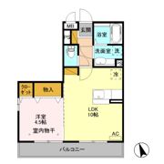 ポンテ リーベ Bの間取り画像