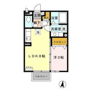 ヴィラ・キャロット Ⅲの間取り画像