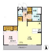 オルテシア Ⅰの間取り画像
