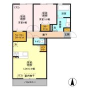 袖ヶ浦ヒルサイドプラザ Bの間取り画像