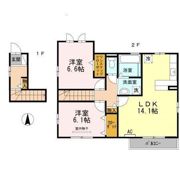 D-room琴塚 Bの間取り画像