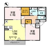 ヴィラージュの間取り画像