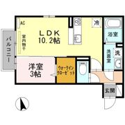 スカイブルー B棟の間取り画像