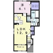 ラヴィ Ⅰの間取り画像