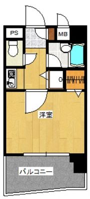 ライオンズマンション天神南の間取り画像