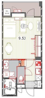 アントゥール薬院の間取り画像