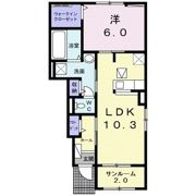 アルモニー 壱番舘の間取り画像