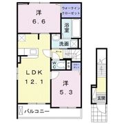 アルモニー 弐番舘の間取り画像