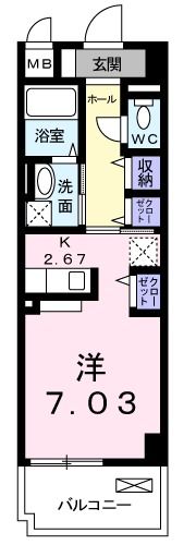 クラール和光の間取り画像