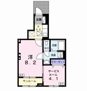 ヴァン ベールの間取り画像