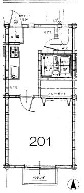シャトーブルーの間取り画像
