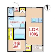 Canna lily 隼人 Aの間取り画像