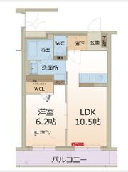 West Clioの間取り画像