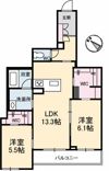アルフラット サクラの間取り画像