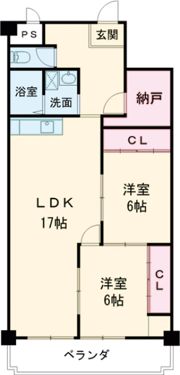 フィオーレ草間の間取り画像