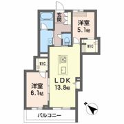 アルフラット サクラの間取り画像