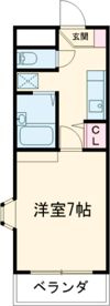 フレグランスわたなべの間取り画像