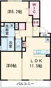 グラシアスIIの間取り画像