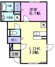 セジュール苫小牧の間取り画像
