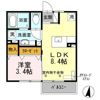アヴェニール白銀 Bの間取り画像