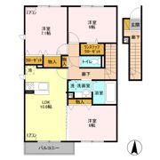 ペイサージュ Bの間取り画像