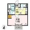 フラットイン程島の間取り画像
