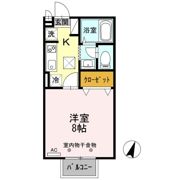 Maison West(ﾒｿﾞﾝｳｴｽﾄ)の間取り画像