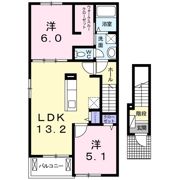カルムトロワ K Ⅲの間取り画像