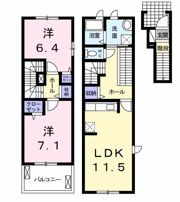 イデアル ピエスの間取り画像