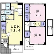 ドミールⅡAの間取り画像