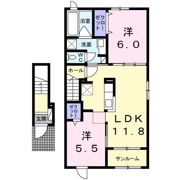 メルカインドの間取り画像