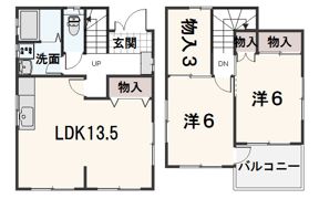 近藤貸住宅（3）の間取り画像