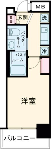 エステムプラザ神戸三宮ルクシアの間取り画像