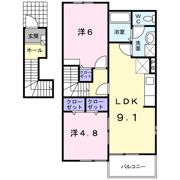 シャルマンⅠの間取り画像