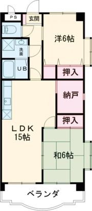 フリーダムコート弐番館の間取り画像