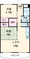 イーストパレスの間取り画像