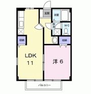 坂田ハイツⅡの間取り画像