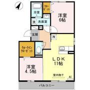 レジデンスKの間取り画像