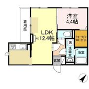 クレストヴェール清水の間取り画像