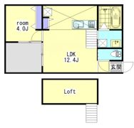 La ville Ⅲの間取り画像