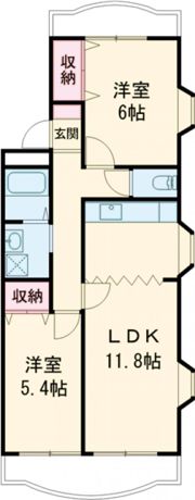 プリマベールの間取り画像
