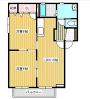 ベルテ A・B B棟の間取り画像