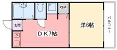 インタービレッジ三条の間取り画像