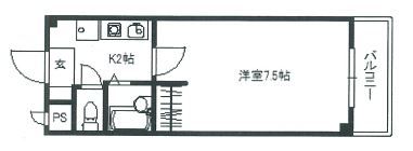 マリーブ1820の間取り画像