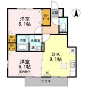 レクシオン神守 Bの間取り画像