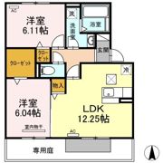 ムーンライト B棟の間取り画像