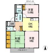 メゾンドヴェール和幸 B棟の間取り画像